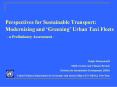 Perspectives for Sustainable Transport: PowerPoint PPT Presentation