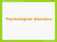 Psychological disorders PowerPoint PPT Presentation