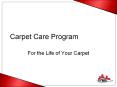 Carpet%20Care%20Program PowerPoint PPT Presentation