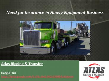 Have insurance prior to moving heavy goods. (1)