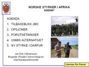 NORSKE STYRKER I AFRIKA  SUDAN?