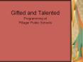 Gifted and Talented PowerPoint PPT Presentation