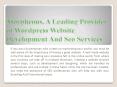 Morpheous, A Leading Provider of Wordpress Website Development and Seo Services PowerPoint PPT Presentation