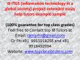 IB ITGS (information technology in a global society) project extended essay help tutors example sample PowerPoint PPT Presentation