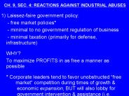 CH. 9, SEC. 4: REACTIONS AGAINST INDUSTRIAL ABUSES