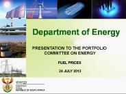 PRESENTATION TO THE PORTFOLIO