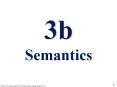 3b Semantics PowerPoint PPT Presentation