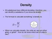 Density
