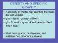 DENSITY AND SPECIFIC GRAVITY PowerPoint PPT Presentation