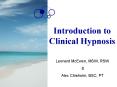 Introduction to Clinical Hypnosis PowerPoint PPT Presentation