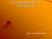 EDUCACION FISICA Y DEPORTES