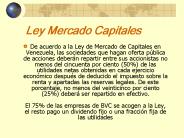 Ley Mercado Capitales