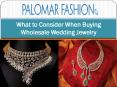 What to Consider When Buying Wholesale Wedding Jewelry