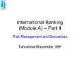 International Banking (Module A)  PowerPoint PPT Presentation