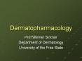 Dermatopharmacology PowerPoint PPT Presentation