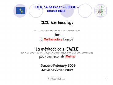 CLIL Methodology