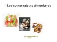 Les conservateurs alimentaires PowerPoint PPT Presentation