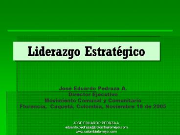 JOSE EDUARDO PEDRZA A.