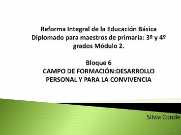 Reforma Integral de la Educaci