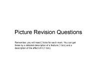 Picture Revision Questions