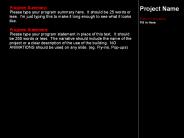 Project Name