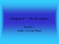 Chapter 47: The Biosphere PowerPoint PPT Presentation
