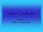 Chapter 47: The Biosphere