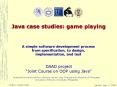 Java case studies: game playing PowerPoint PPT Presentation