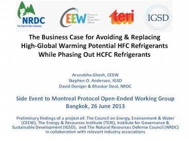 The Business Case for Avoiding