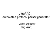 UltraPAC: automated protocol parser generator