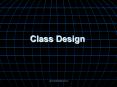 Class Design PowerPoint PPT Presentation