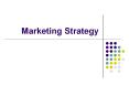 Marketing Strategy PowerPoint PPT Presentation
