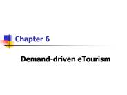 Demand-driven eTourism