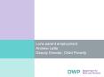 Lone parent employment Andrew Latto Deputy Director, Child Poverty PowerPoint PPT Presentation