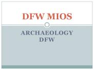 Archaeology dfw