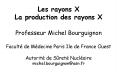 Les rayons X PowerPoint PPT Presentation