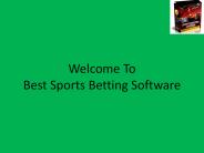 Best Sports Betting Software