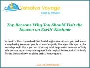 Kashmir - The Heaven on Earth