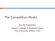 The Competition Model