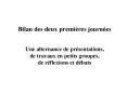 Bilan des deux premi PowerPoint PPT Presentation