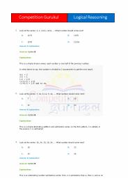 Number Series Questions - Competition Gurukul