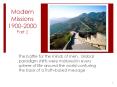 Modern Missions 1900-2000 Part 2 PowerPoint PPT Presentation