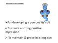 For developing a personality cult PowerPoint PPT Presentation