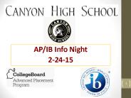 AP/IB Info Night