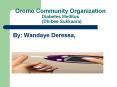 Oromo Community Organization Diabetes Mellitus  (Dhibee Sukkaara) PowerPoint PPT Presentation
