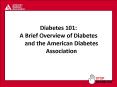 Diabetes 101: PowerPoint PPT Presentation