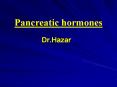 Pancreatic hormones PowerPoint PPT Presentation
