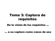 Tema 3: Captura de requisitos