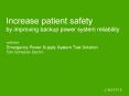Increase patient safety by improving backup power system reliability PowerPoint PPT Presentation