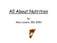 All About Nutrition PowerPoint PPT Presentation